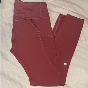 Lululemon Terracotta Leggings - Like New!